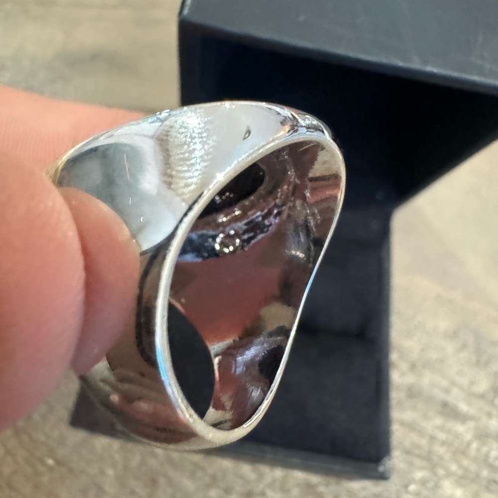 St John Silver Color Statement Ring - image 2